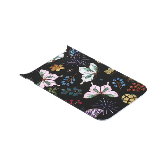 For iPhone 17 Pro Max Magnetic Back Plates Pattern Printed Quick Change Backplate (Backplate Only) - Flower Butterfly - 4