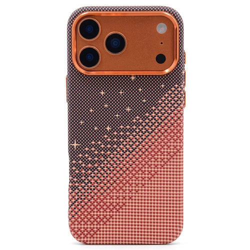 For iPhone 17 Pro Max Magnetic Case Compatible with MagSafe Carbon Fiber Texture Water Transfer PC Phone Cover - 1 - 1