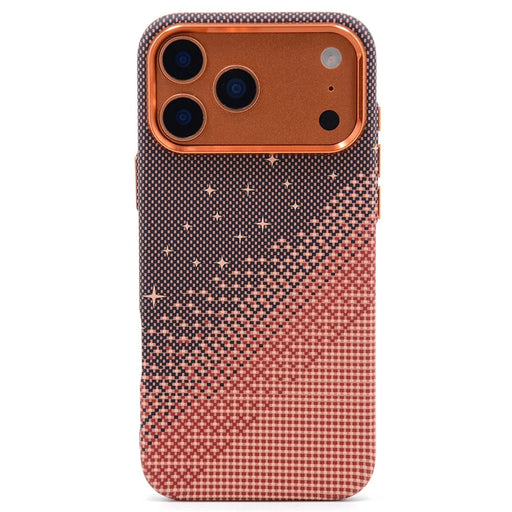 For iPhone 17 Pro Magnetic Case Compatible with MagSafe Carbon Fiber Texture Water Transfer PC Phone Cover - 1 - 1
