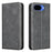 BINFEN COLOR for Google Pixel 10a RFID Blocking Calf Texture PU Leather Phone Cover - Black - 1