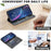 BINFEN COLOR for iPhone 18 Pro Max / 17 Pro Max RFID Blocking Calf Texture PU Leather Phone Cover - Black - 6