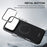 SUTENI G8 for iPhone 17 Pro Max Magnetic Case Triangle Texture Leather + TPU Phone Back Cover - Black - 4