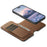 SUTENI Q09 for iPhone 17 Pro Max Leather Case Triangle Texture Wallet Folio Flip Phone Cover - Gold - 3
