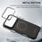 SUTENI Q09 for iPhone 17 Pro Leather Case Triangle Texture Wallet Folio Flip Phone Cover - Grey - 6