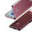 For Samsung Galaxy Z Fold8 Ultra Case Electroplating View Window Stand Leather Phone Cover - Pink - 7