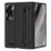 For Samsung Galaxy Z Fold8 Case PC Cell Phone Cover with Kickstand and Stylus Pen - Black - 2