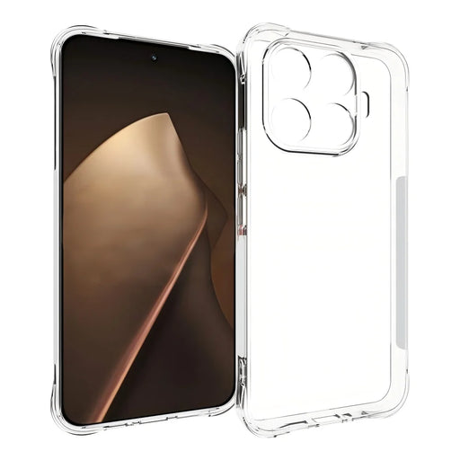 WANLONFENG for Xiaomi 17T Pro WL2 Series TPU Case 2.0mm Phone Cover with 2Pcs Tempered Glass Films - Transparent - 2