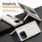 For Google Pixel 11 Pro Fold Case Kickstand Wristband PC Phone Cover with Tempered Glass Film - White - 7