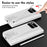 For Google Pixel 11 Pro Fold Case Kickstand Hinge PC Phone Cover with Tempered Glass Film, Stylus - White - 5