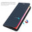 For Google Pixel 11 Pro XL Case PU Leather Phone Cover with Card Holder Stand - Blue - 3