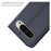 For Google Pixel 11 Pro XL Case PU Leather Phone Cover with Card Holder Stand - Blue - 5