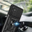 Ring Holder Kickstand Phone Case for Samsung Galaxy A54 5G, PC + TPU Drop-proof Cover with Slide Camera Protector - Black - 4