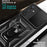 Ring Holder Kickstand Phone Case for Samsung Galaxy A54 5G, PC + TPU Drop-proof Cover with Slide Camera Protector - Black - 7