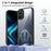 For Infinix GT 50 Pro 5G Case Matte Skin Touch Clear PC + TPU Shockproof Phone Back Cover - Black - 2