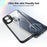 For Infinix GT 50 Pro 5G Case Matte Skin Touch Clear PC + TPU Shockproof Phone Back Cover - Black - 3