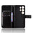 For Oukitel C26 PU Leather Case with Strap Crazy Horse Texture Phone Wallet Cover - Black - 4