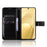 For Oukitel C26 PU Leather Case with Strap Crazy Horse Texture Phone Wallet Cover - Black - 5