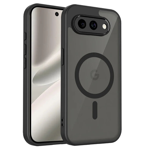 For Google Pixel 10a Magnetic Case Skin Touch Matte PC + TPU Anti-Drop Phone Cover - Translucent - 1