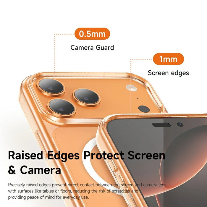 MCDODO PC-1821 for iPhone 17 Pro Magnetic Case PC + TPU Protective Phone Cover - Transparent - 5