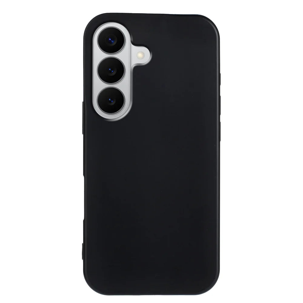 For Samsung Galaxy A27 5G TPU Case Soft Matte Anti-fingerprint Phone Back Cover - Black - 6