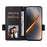 For ZTE nubia Neo 5G Case Litchi Texture Wallet Leather Phone Cover with Wrist Strap - Black - 2