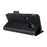 For ZTE nubia Neo 5G Case Litchi Texture Wallet Leather Phone Cover with Wrist Strap - Black - 4