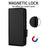 For ZTE nubia Neo 5G Case Litchi Texture Wallet Leather Phone Cover with Wrist Strap - Black - 5
