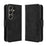 For Oukitel C26 Leather Case Phone Wallet Cover with Multiple Card Slots - Black - 1
