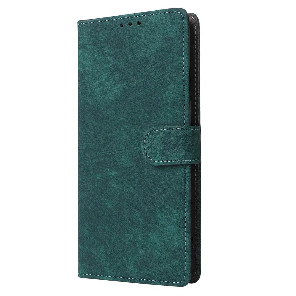For Infinix Hot 70 Case Wallet RFID Blocking PU Leather Phone Cover Stand with Strap - Green - 7