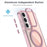 For Samsung Galaxy S26 FE Magnetic Case Color Changing TPU Phone Back Cover - Pink - 3