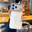 For iPhone 17 Pro Case Leather Texture PC + TPU Anti-slip Phone Protective Cover - White - 3