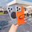 For iPhone 16 Pro Max Case Rotating Ring Holder Kickstand TPU + Acrylic Shockproof Phone Cover - Grey - 2