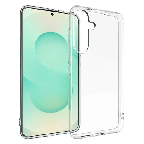 For Samsung Galaxy S26 FE Case Anti-Fingerprint Crystal Clear TPU Phone Cover - 1