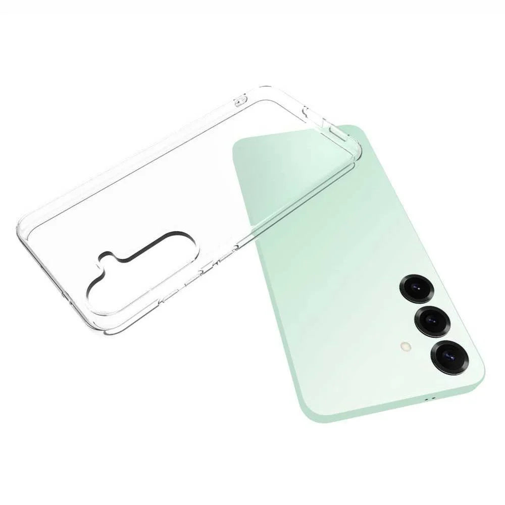 For Samsung Galaxy S26 FE Case Anti-Fingerprint Crystal Clear TPU Phone Cover - 5