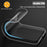 For Samsung Galaxy S26 FE Clear TPU Anti-Scratch Phone Case + 2.5D Arc Edge Screen Protector - 5