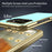 For Google Pixel 10 Pro Fold Case AG Matte Hard PC Folding Phone Cover with Tempered Glass Film - Baby Blue - 7