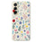 For Samsung Galaxy A37 5G Case Colorful Flower Branches Pattern Printing Straight Edge TPU Phone Back Cover - Beige - 1