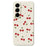 For Samsung Galaxy A27 5G Case Cherry Pattern Printing Straight Edge TPU Phone Back Cover - Beige - 1