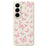 For Samsung Galaxy A27 5G Case Pink Butterflies Pattern Printing Straight Edge TPU Phone Back Cover - Beige - 1
