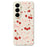 For Samsung Galaxy A27 5G Case Big Bow Cherry Pattern Printing Straight Edge TPU Phone Back Cover - Beige - 1
