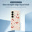 For Samsung Galaxy A27 5G Case Big Bow Cherry Pattern Printing Straight Edge TPU Phone Back Cover - Beige - 3