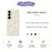 For Samsung Galaxy A27 5G Case Red Cherry Pattern Printing Straight Edge TPU Phone Back Cover - Beige - 2