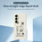 For Samsung Galaxy A27 5G Case Boarding Ticket Pattern Printing Straight Edge TPU Phone Back Cover - Beige - 3