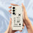 For Samsung Galaxy A27 5G Case Boarding Ticket Pattern Printing Straight Edge TPU Phone Back Cover - Beige - 6
