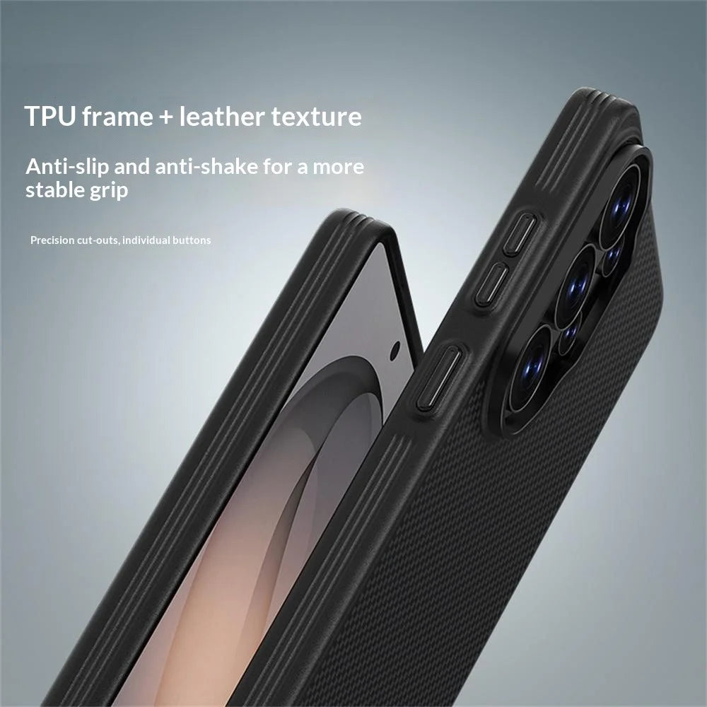 SOOPII for Samsung Galaxy S26 Ultra Magnetic Case Ultra-thin Aramid Fiber + TPU Shockproof Phone Cover - Black - 4