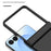 For Samsung Galaxy Z Flip8 Case Hinge Protection Skin-Touch PC Phone Cover - Black - 2