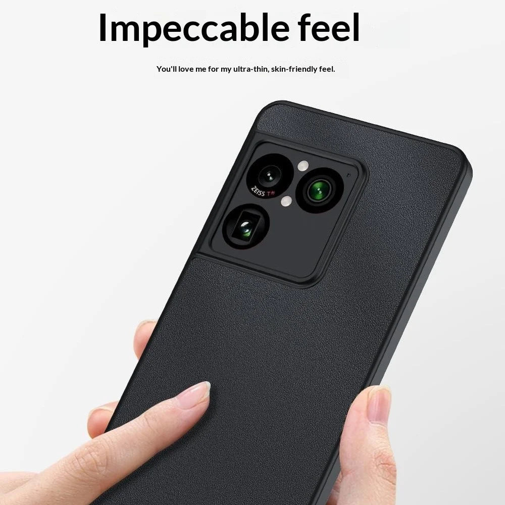 For Sony Xperia 1 VIII Case PU Leather Coated PC + TPU Anti-Drop Phone Cover - Black - 2