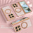 For Motorola Razr Fold 5G Magnetic Case Rotating Kickstand Glitter PU Leather + PC Phone Cover with Screen Protector - Pink - 2