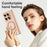 For Motorola Razr Fold 5G Magnetic Case Rotating Kickstand Glitter PU Leather + PC Phone Cover with Screen Protector - Pink - 4
