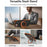 For iPhone 16e  /  17e Magnetic Case Double Color Rotating Ring Kickstand PC + TPU Phone Cover - Orange - 4